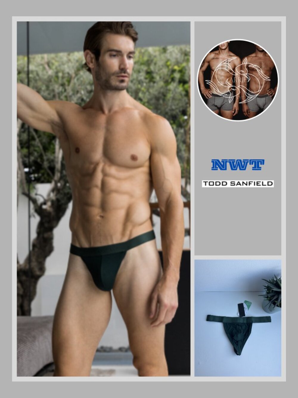 Todd Sanfield - Essential Thong - Mountain Green (M)
